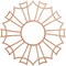 Ekena Millwork Augustus Wood Fretwork Pierced Ceiling Medallion, Cherry, 40"OD x 14 1/8"ID x 1/4"T CMWP40X40X0250AUCH - alternate 1